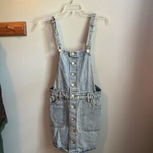 PacSun Blue Denim Overall Dress